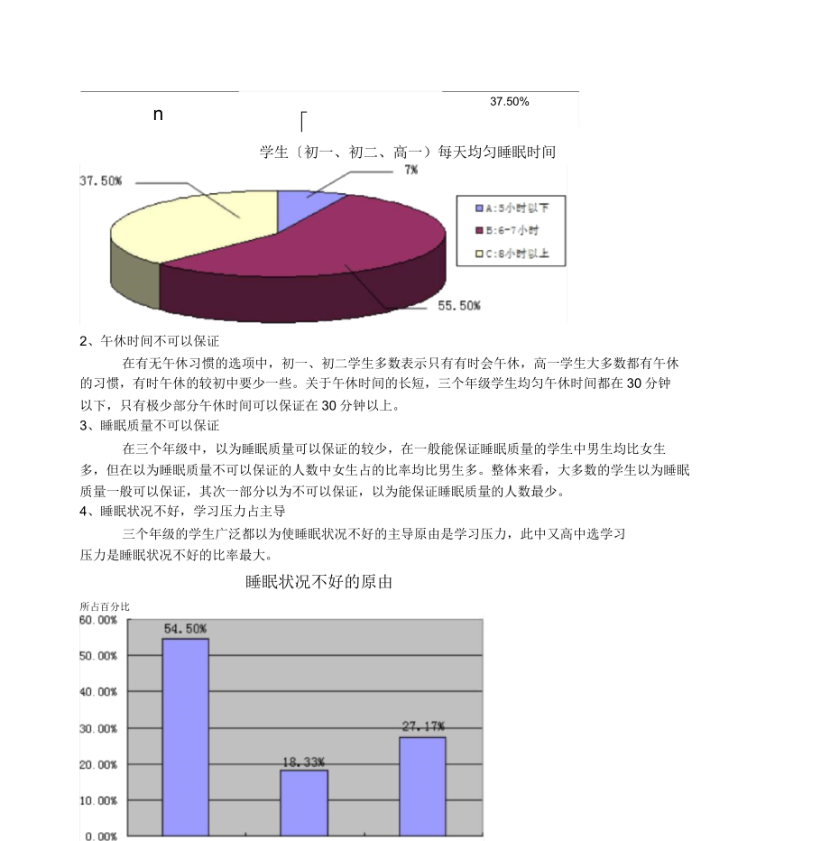 睡眠时间与学习效率研究成果.doc