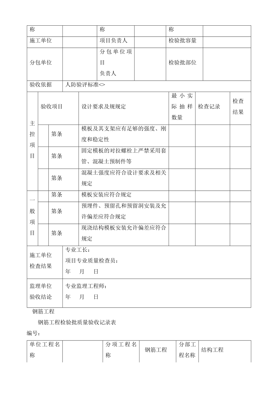 人民防空工程质量验收与评价标准.doc