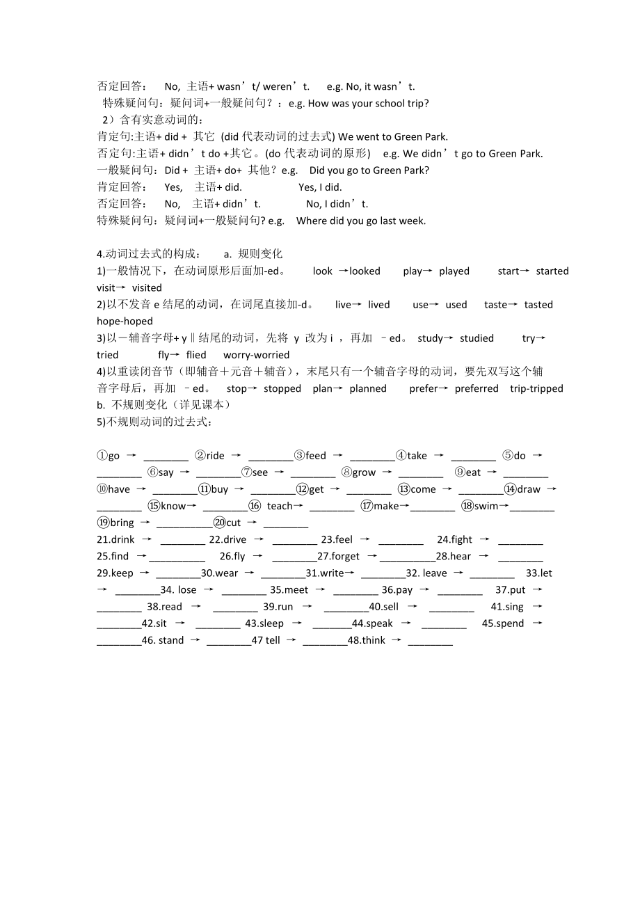 人教版七年级下册英语1112单元知识点总结.doc