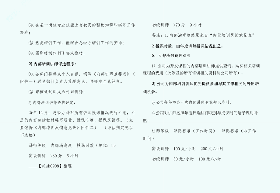 企业培训师岗位职责正规版.doc