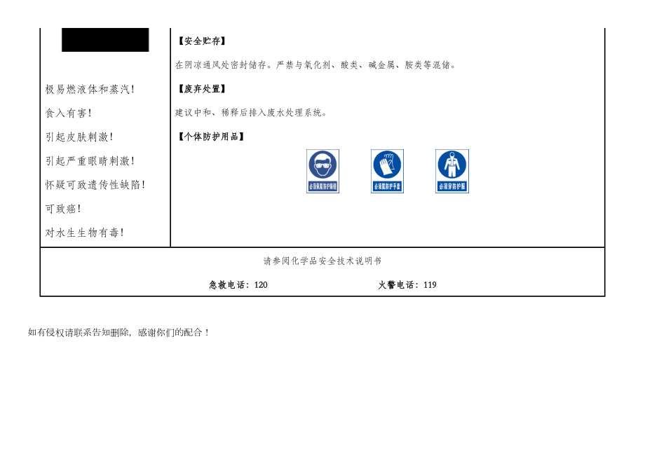 乙醇作业场所安全警示标志.doc