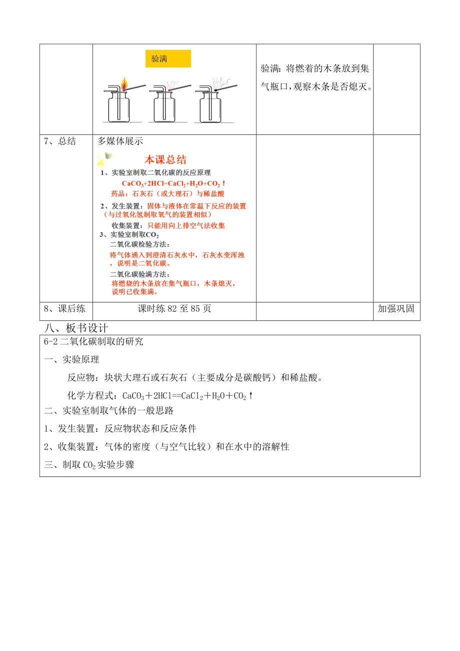 二氧化碳制取的研究+教学设计.doc