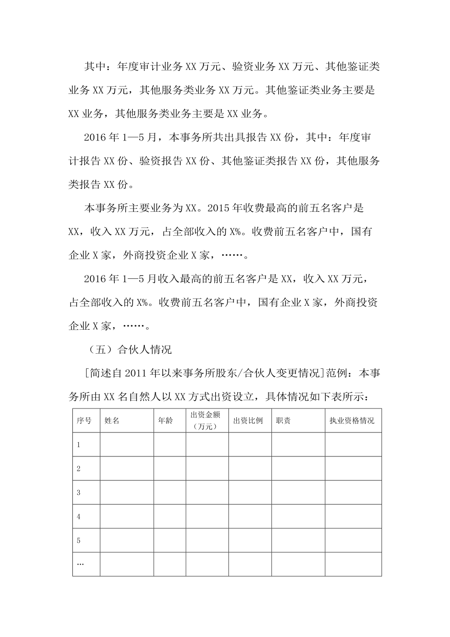 会计师事务所执业质量检查自查报告模板.doc