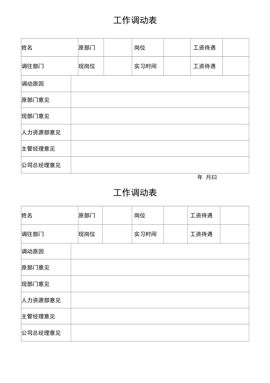 公司内部人事调动管理制度.doc