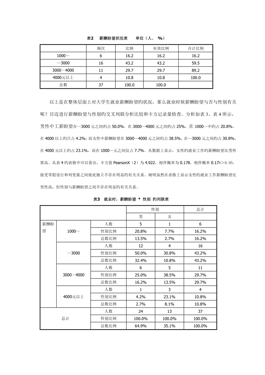 暑假大学生就业情况调查汇总报告汇总.doc