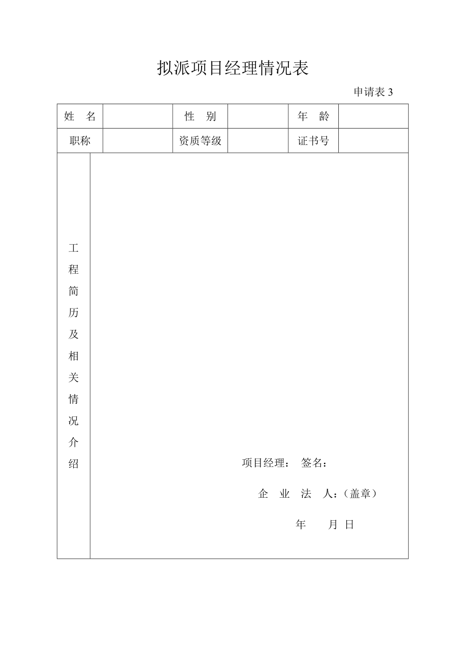 投标资格审查表.doc