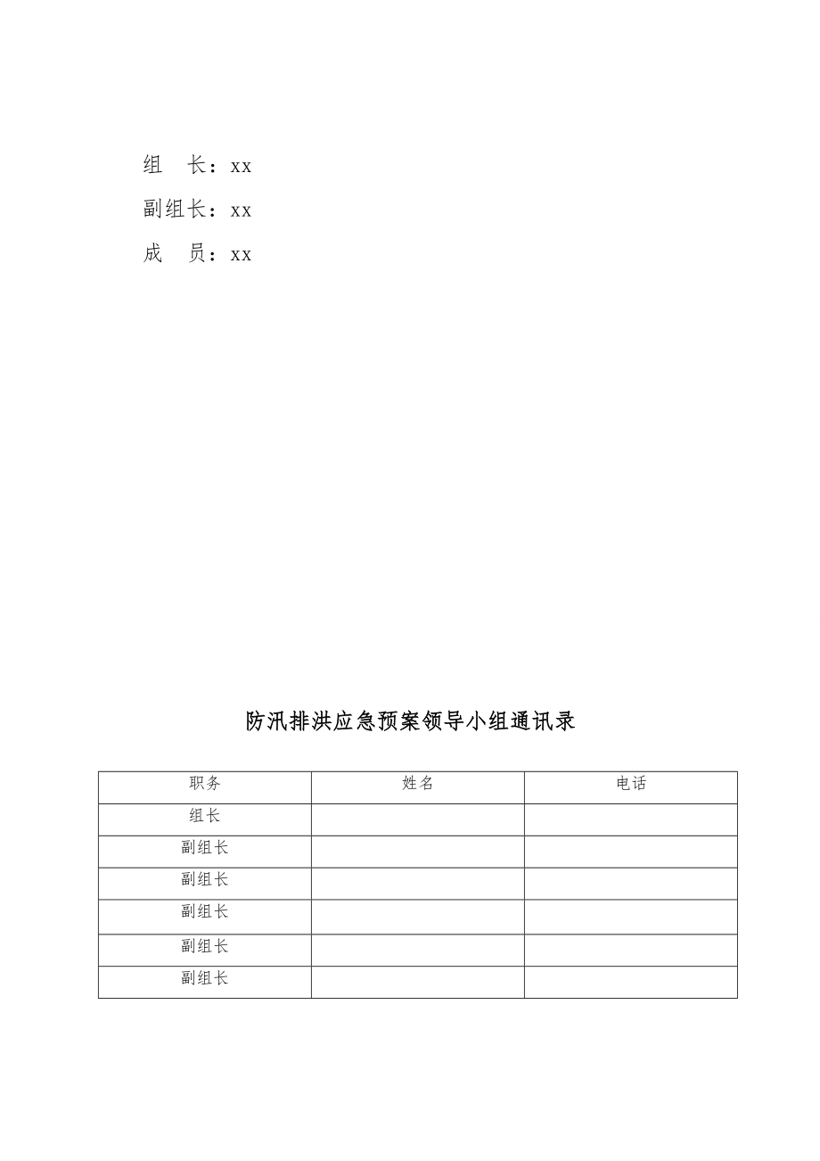 最新防汛应急预案2.doc