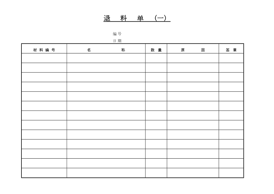 退料单〈一〉.doc