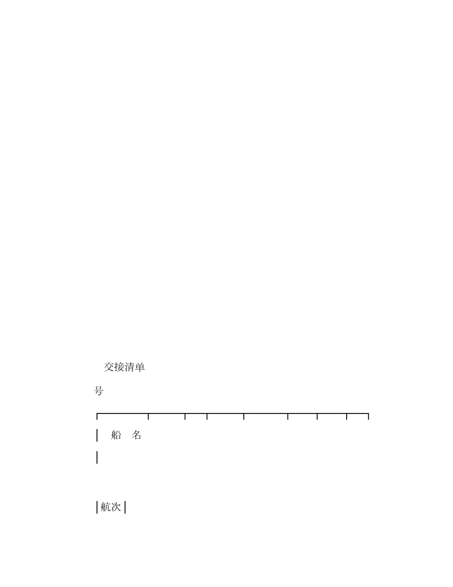 海、江、河货物水运合同登记单.doc