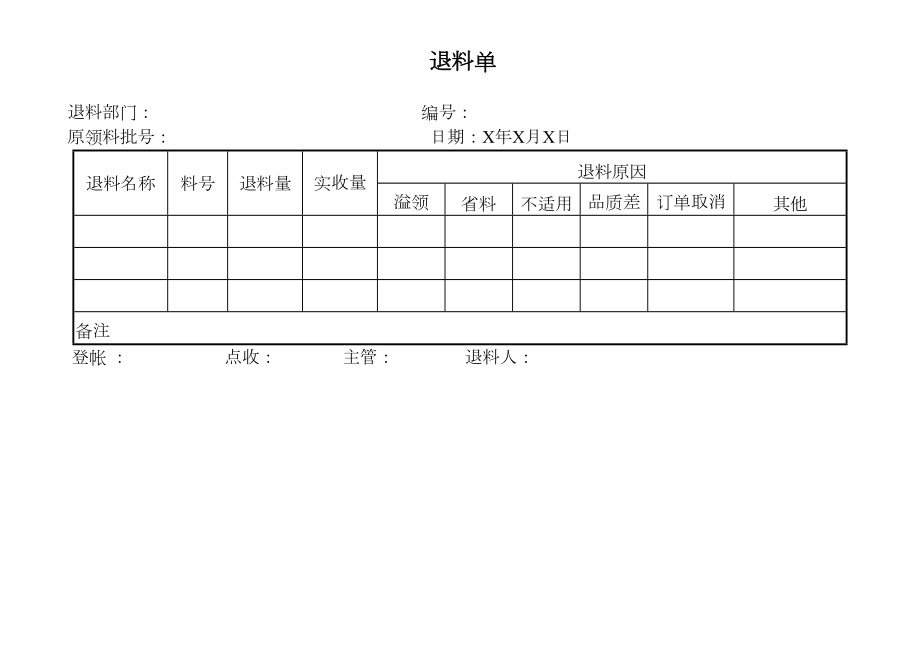 退料单〈二〉.doc