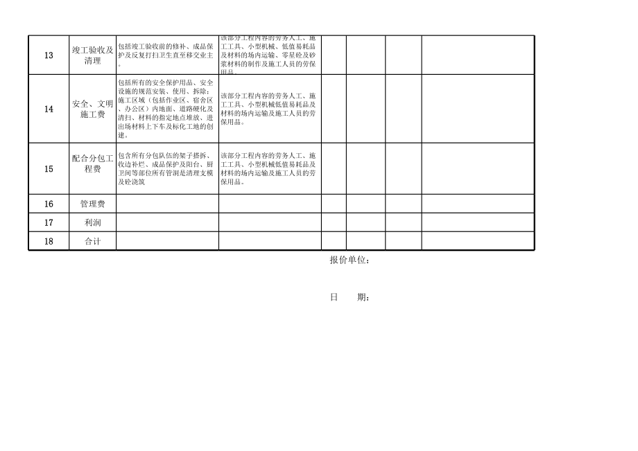 劳务报价单.xls