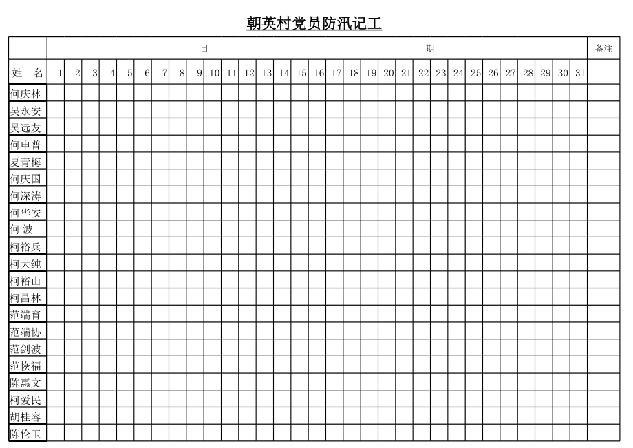 工人工天记录表 (2).xls