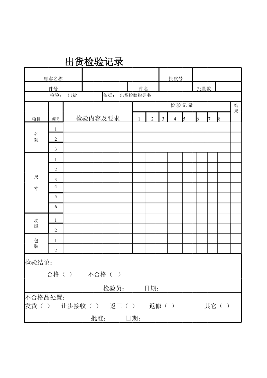 出货检验记录.xls