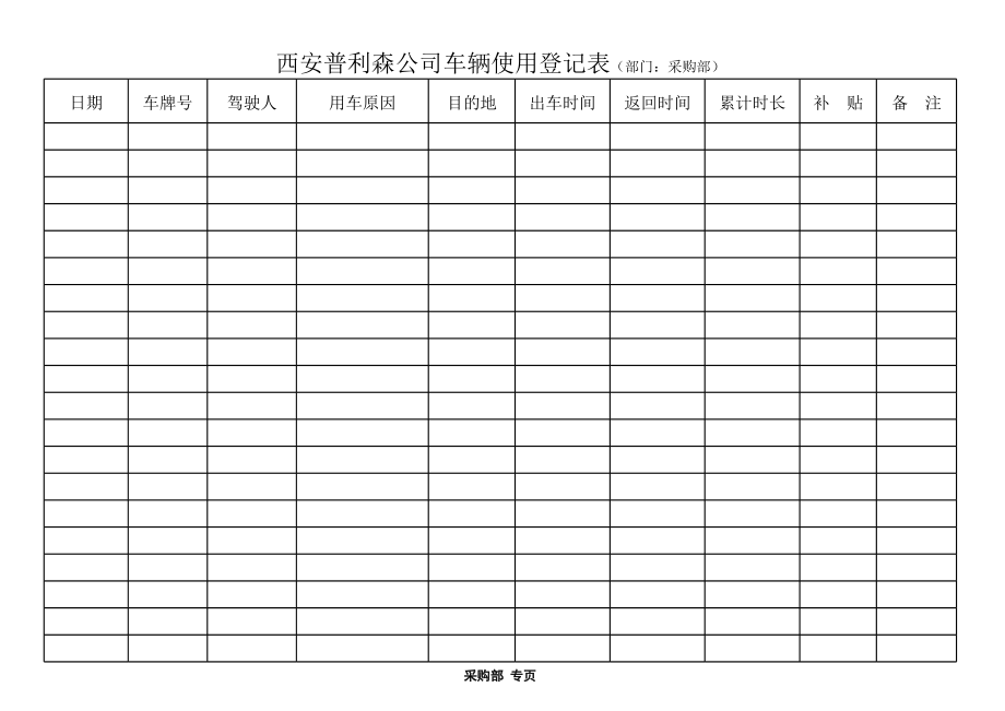 公司用车登记表 (2).xls