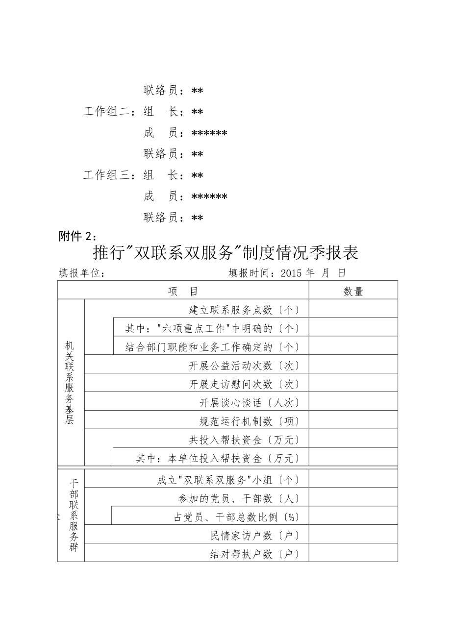 “双系双服务”实施方案.doc