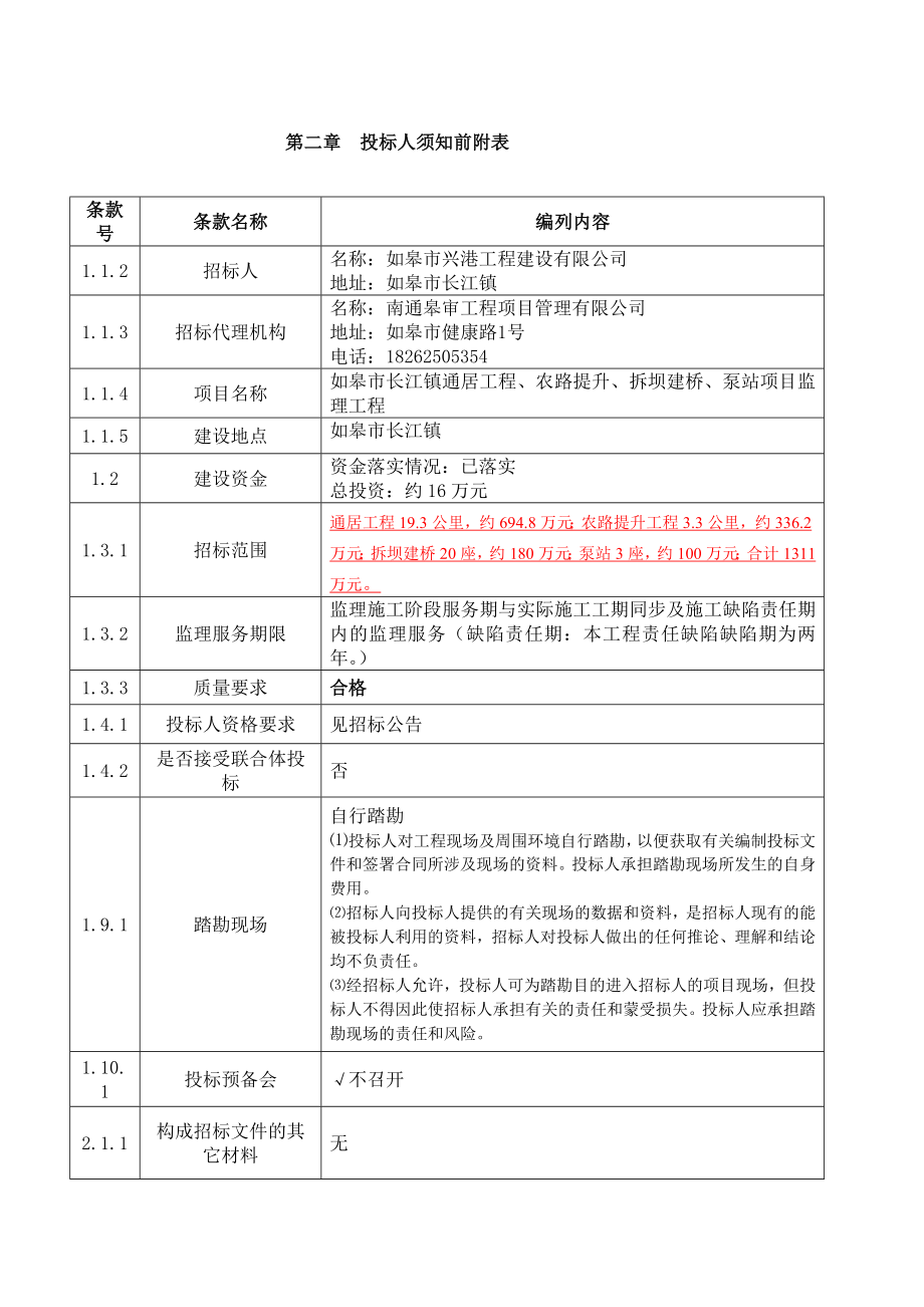 小型项目合并监理招标文件.doc