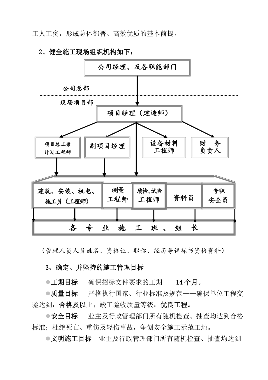 停车区养护工区房建工程高速房建工程施工组织设计.doc