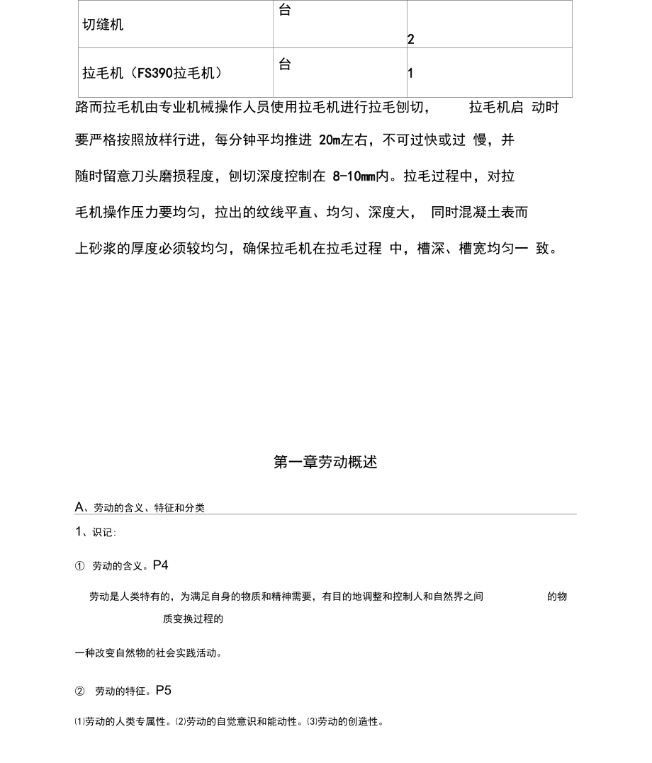 最新混凝土拉毛路面施工方案.doc