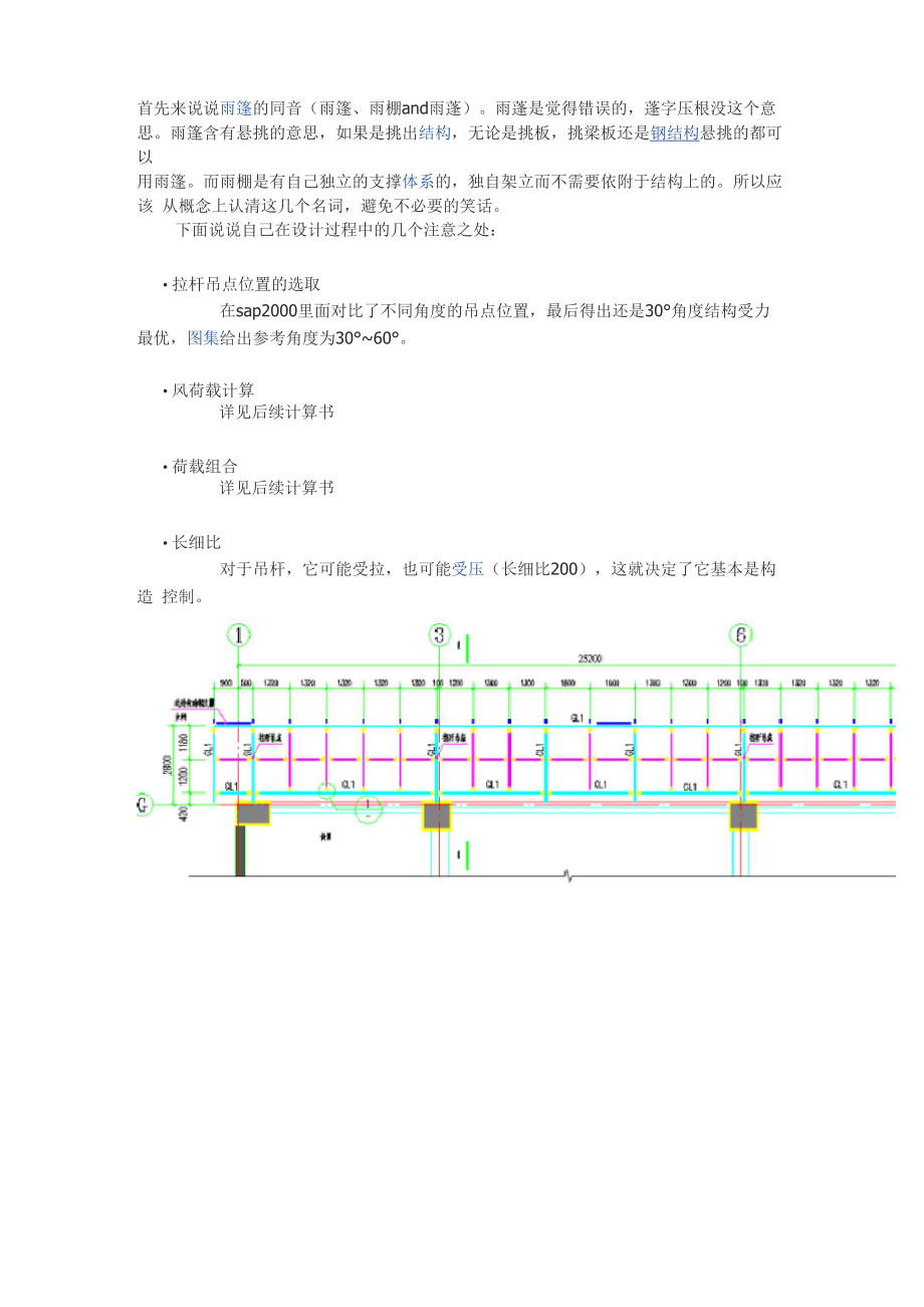 实例说钢雨篷结构设计.doc