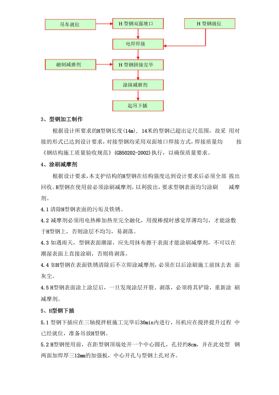 H型钢施工方案版本.doc