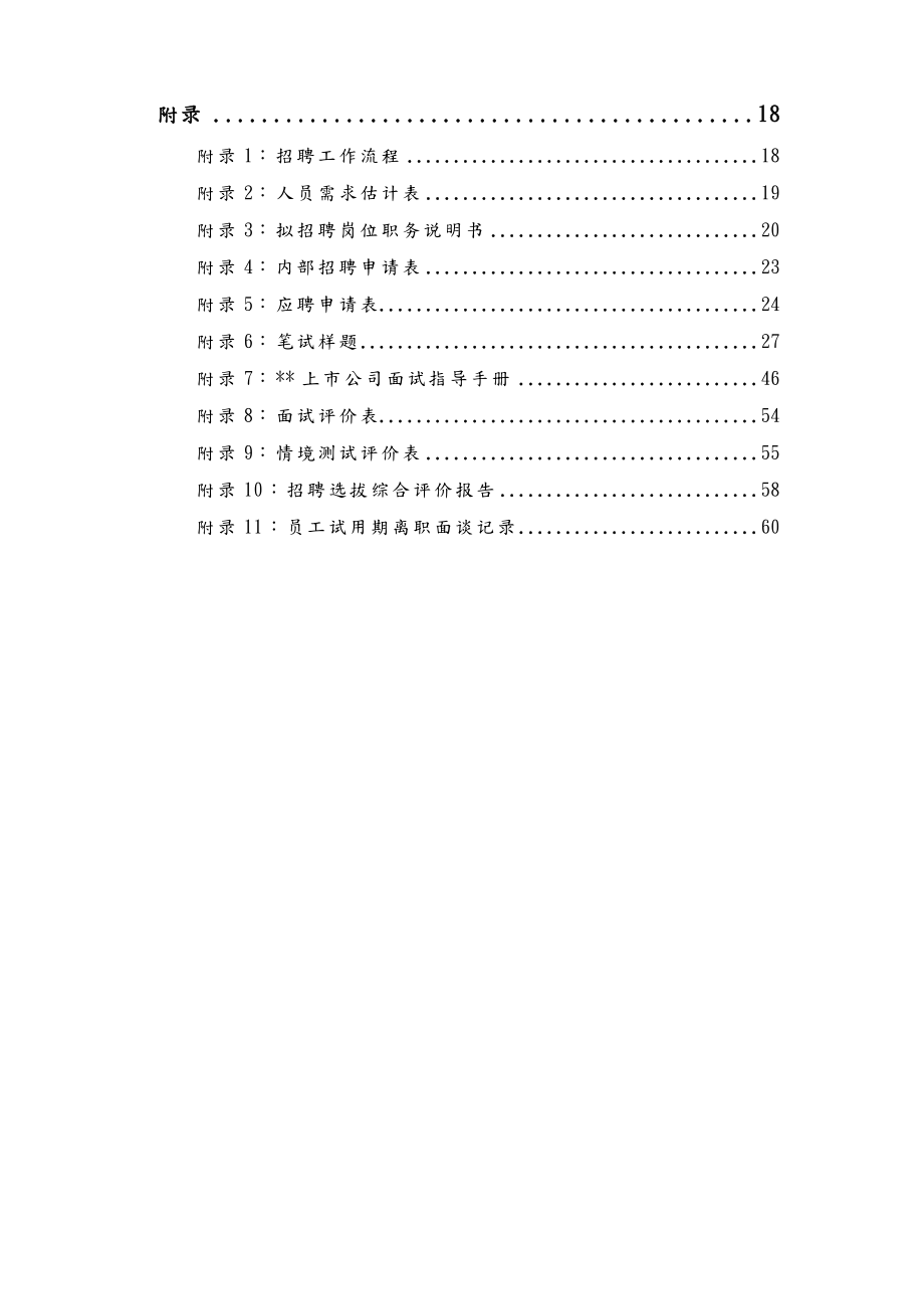 上市公司招聘管理全套制度pdf.doc