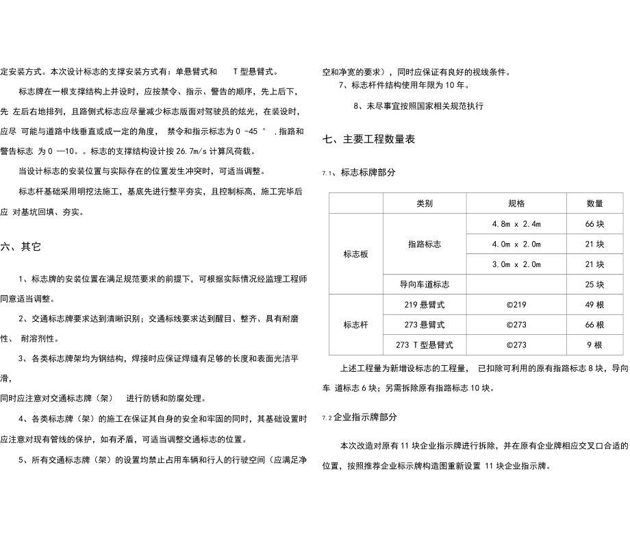 交通标志标牌设计说明.doc