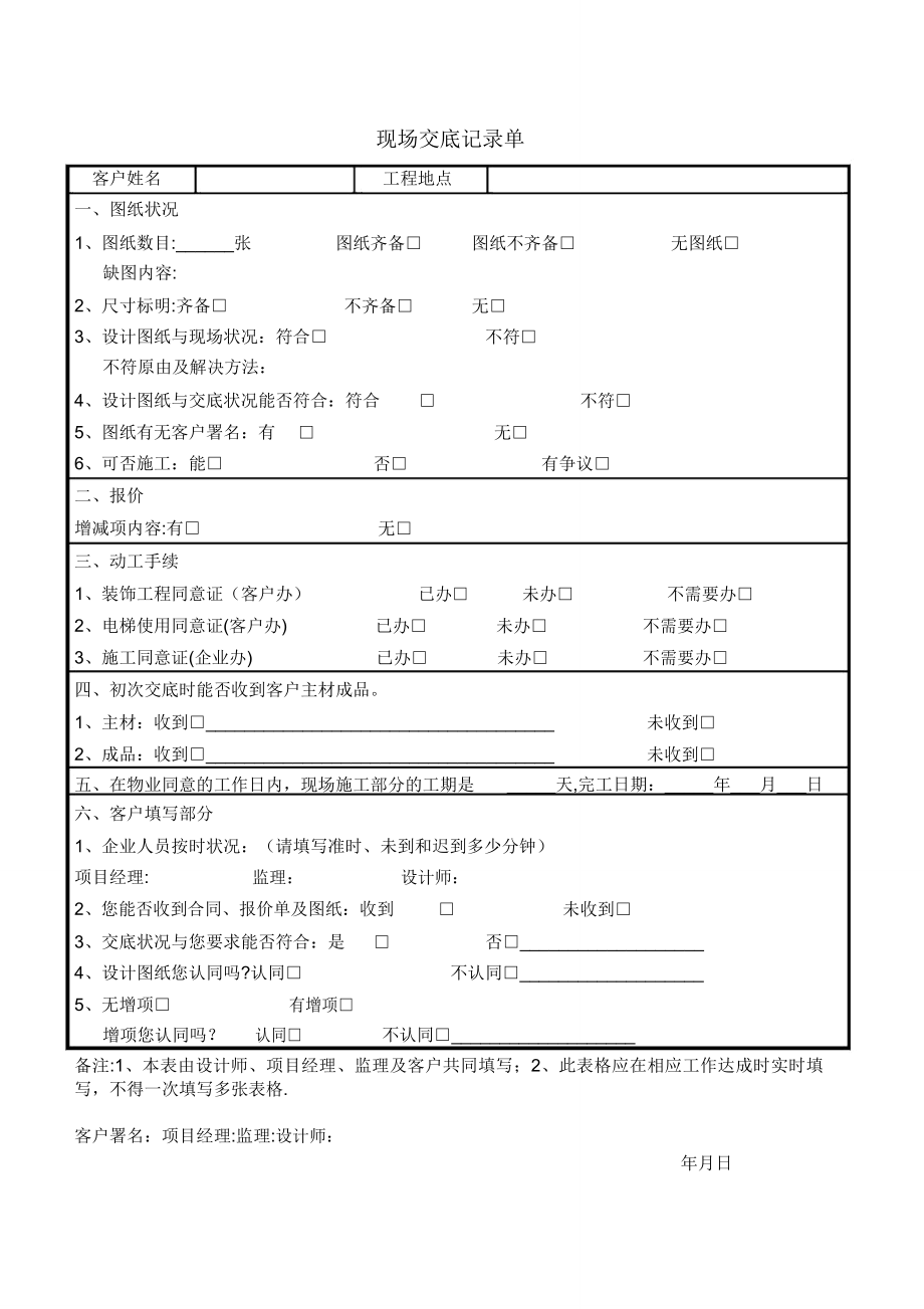 整体家装工程项目管理手册【范本模板】.doc