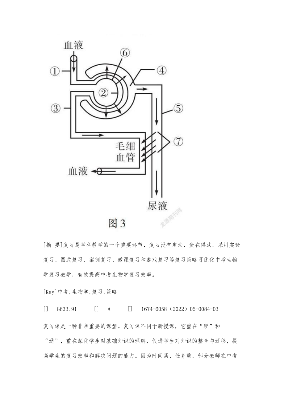 例谈中考生物学复习策略.doc