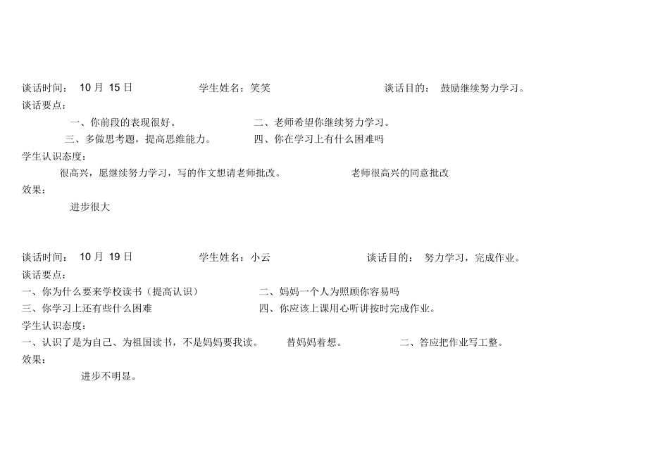 小学生心理访谈记录文稿.doc