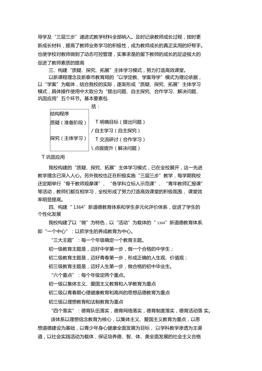 优质中学视导汇报材料.doc