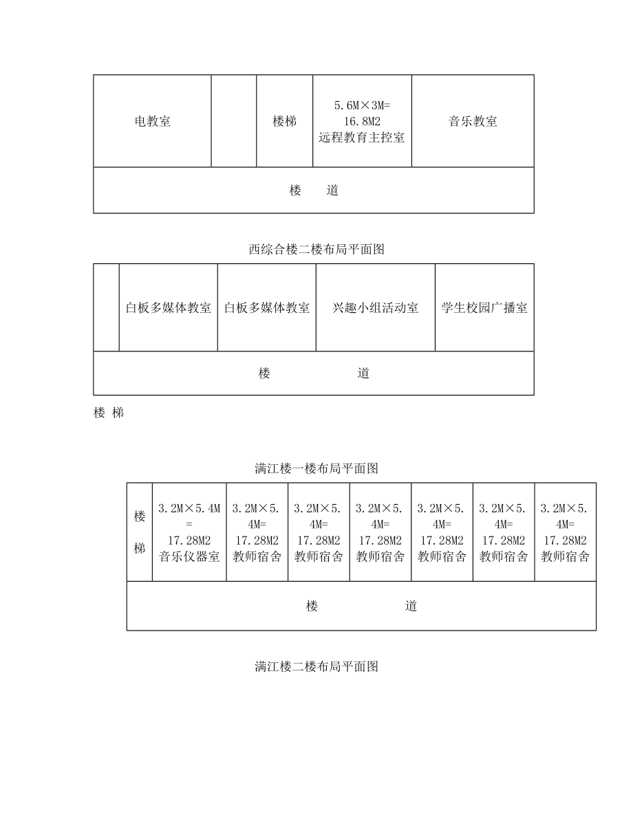 各教学楼布局平面图.doc