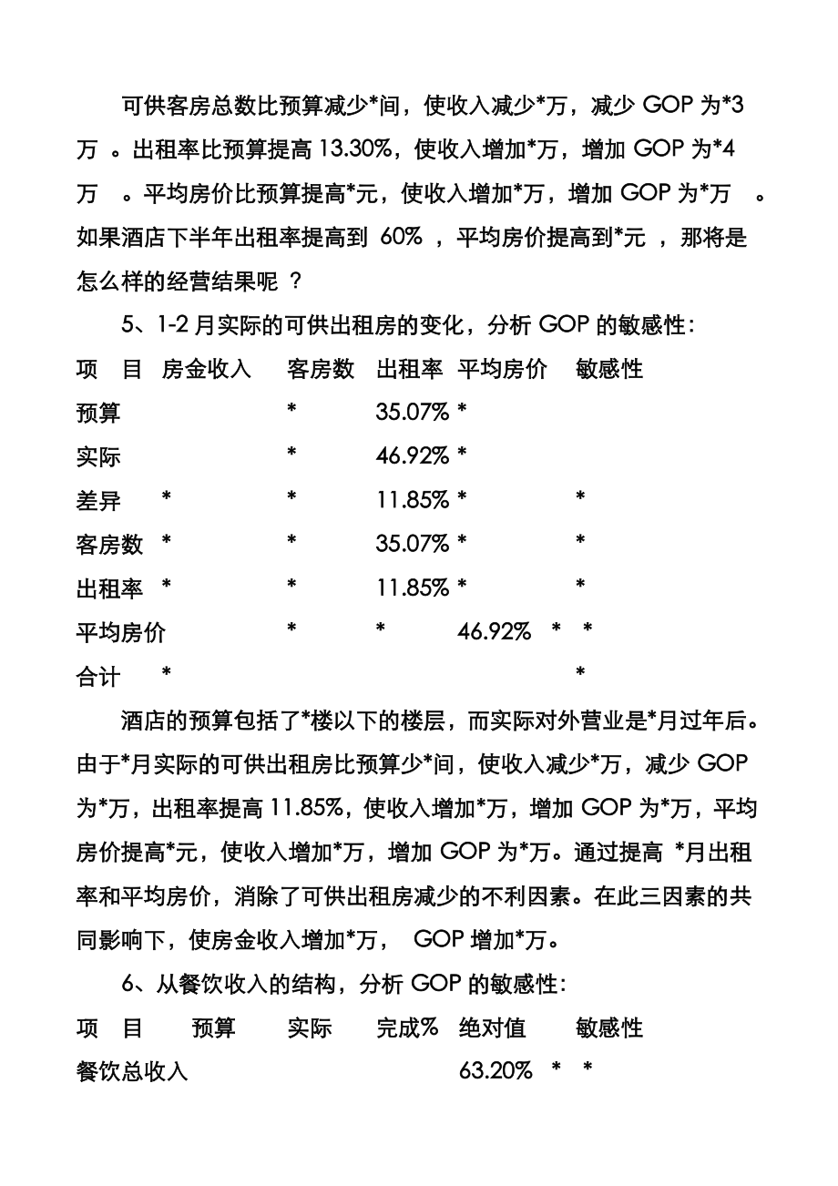 如何解读分析酒店财务数据.doc