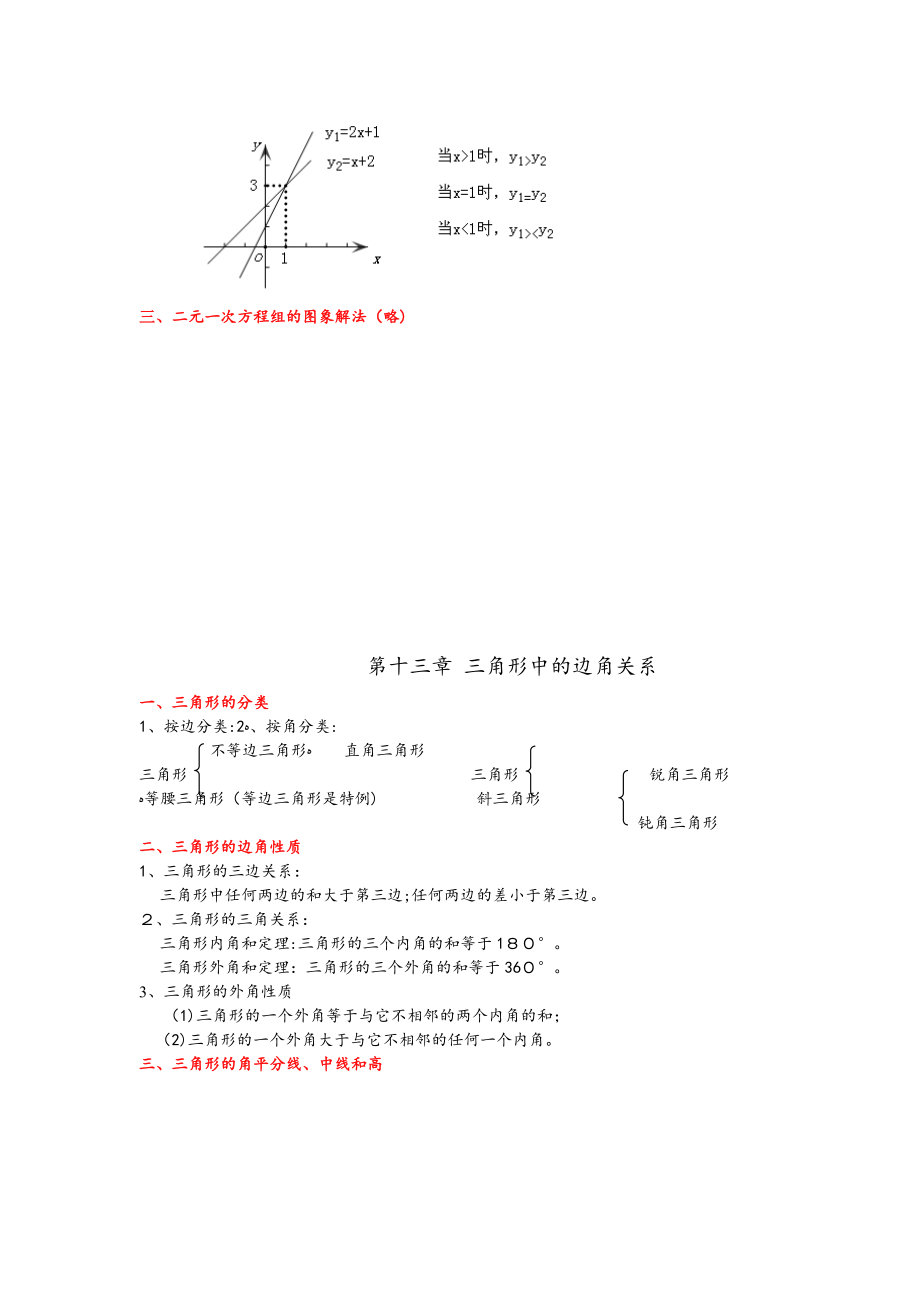 沪科版八年级数学(上)基础知识总结八上沪科版数学知识点.doc