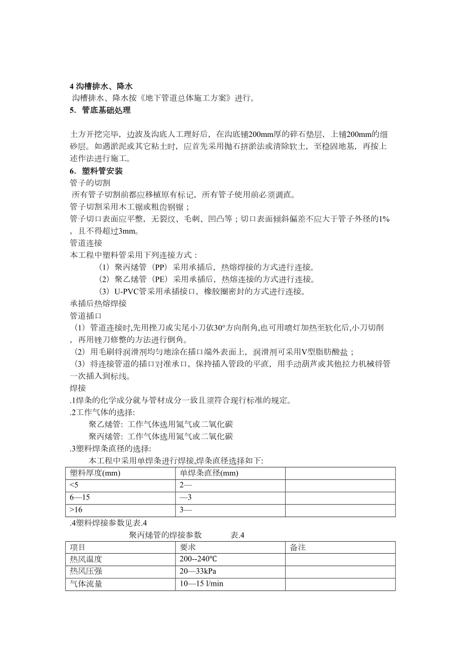 4塑料管道施工方案.doc