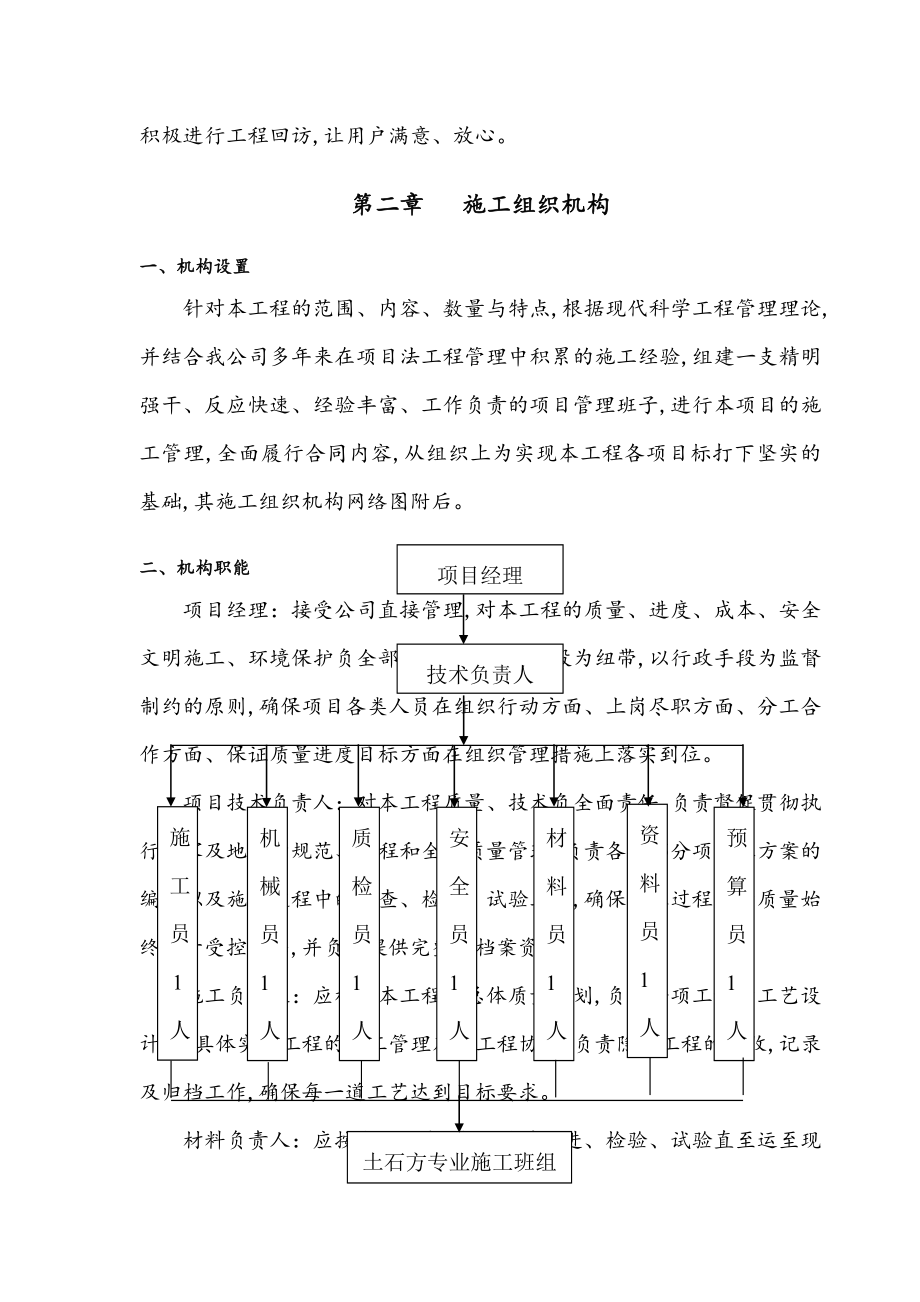 泄水槽(流水槽)工程施工组织设计方案.doc