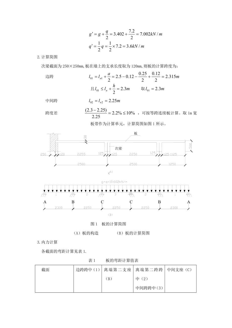 课程设计—混凝土结构电大.doc