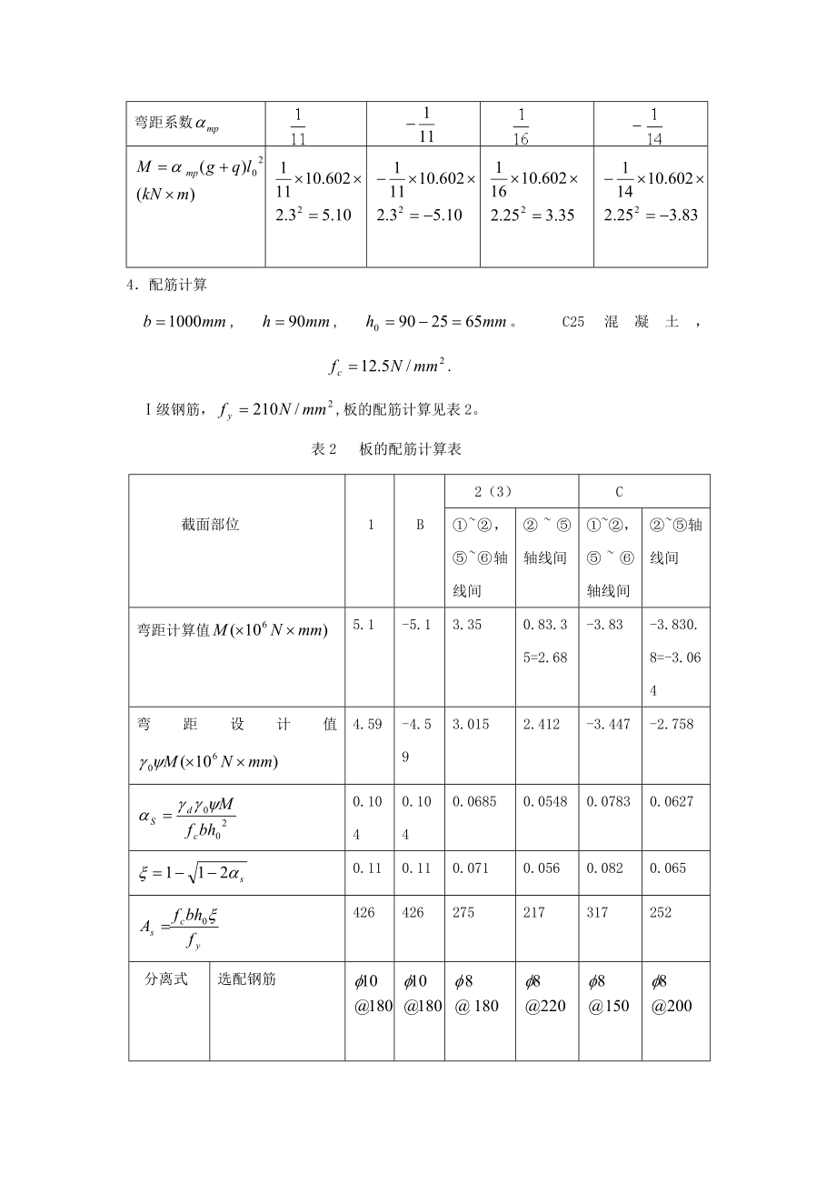 课程设计—混凝土结构电大.doc