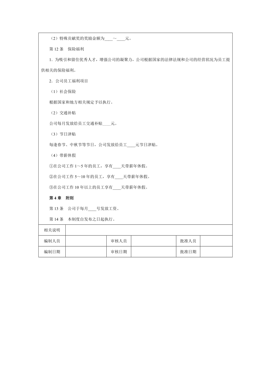 薪酬管理实施细则.doc