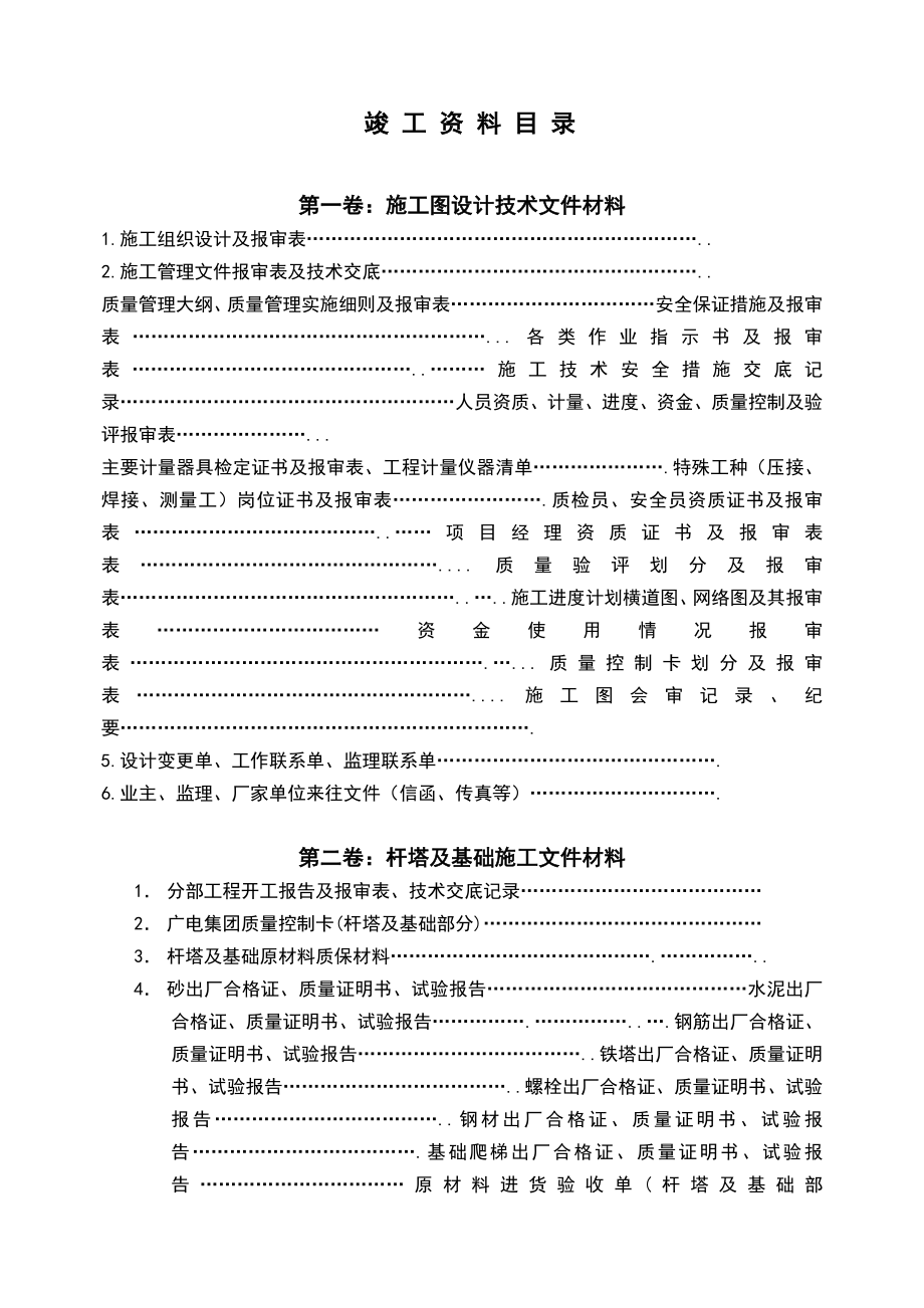 配电网工程竣工验收资料[1].doc