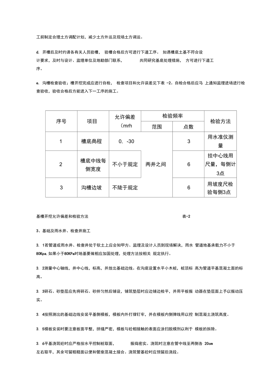 雨水管道施工方法.doc