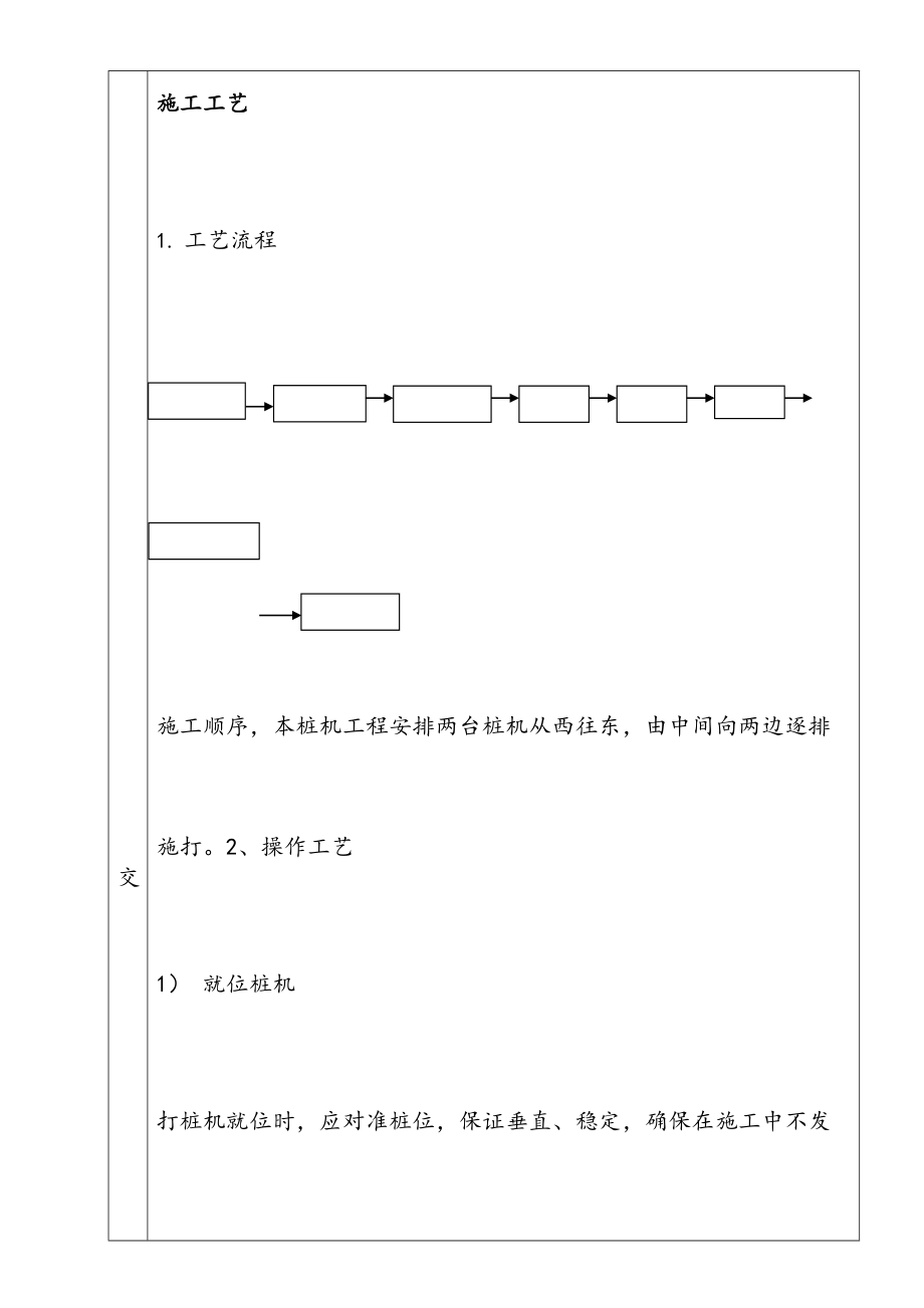 预应力竹节管桩质量技术交底.doc