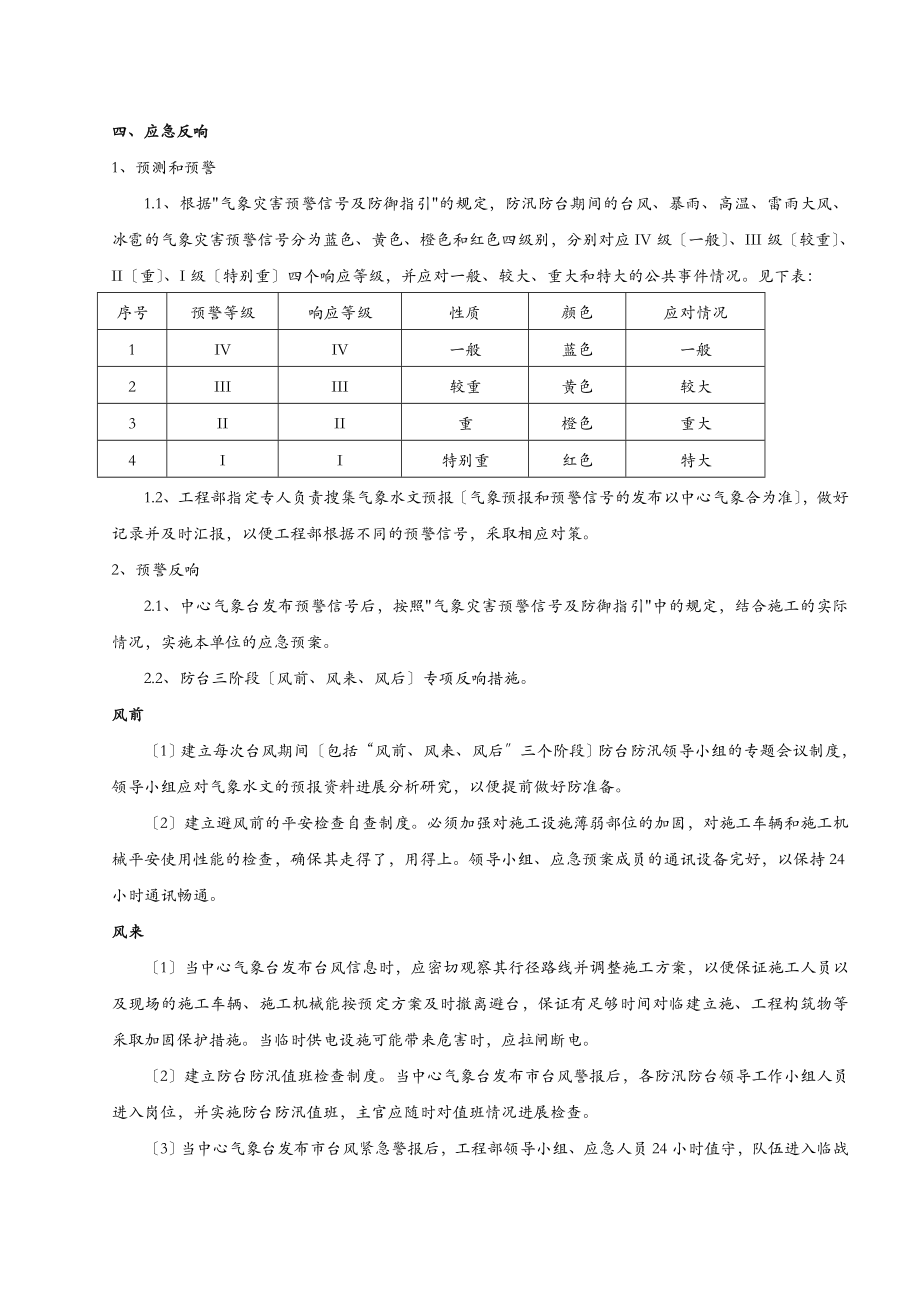 防台防汛应急救援预案(已通过).doc