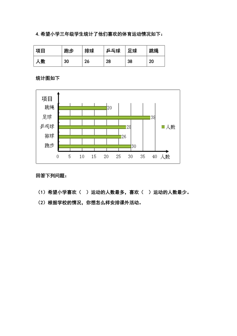 三年级数学下册第三单元测试题.doc