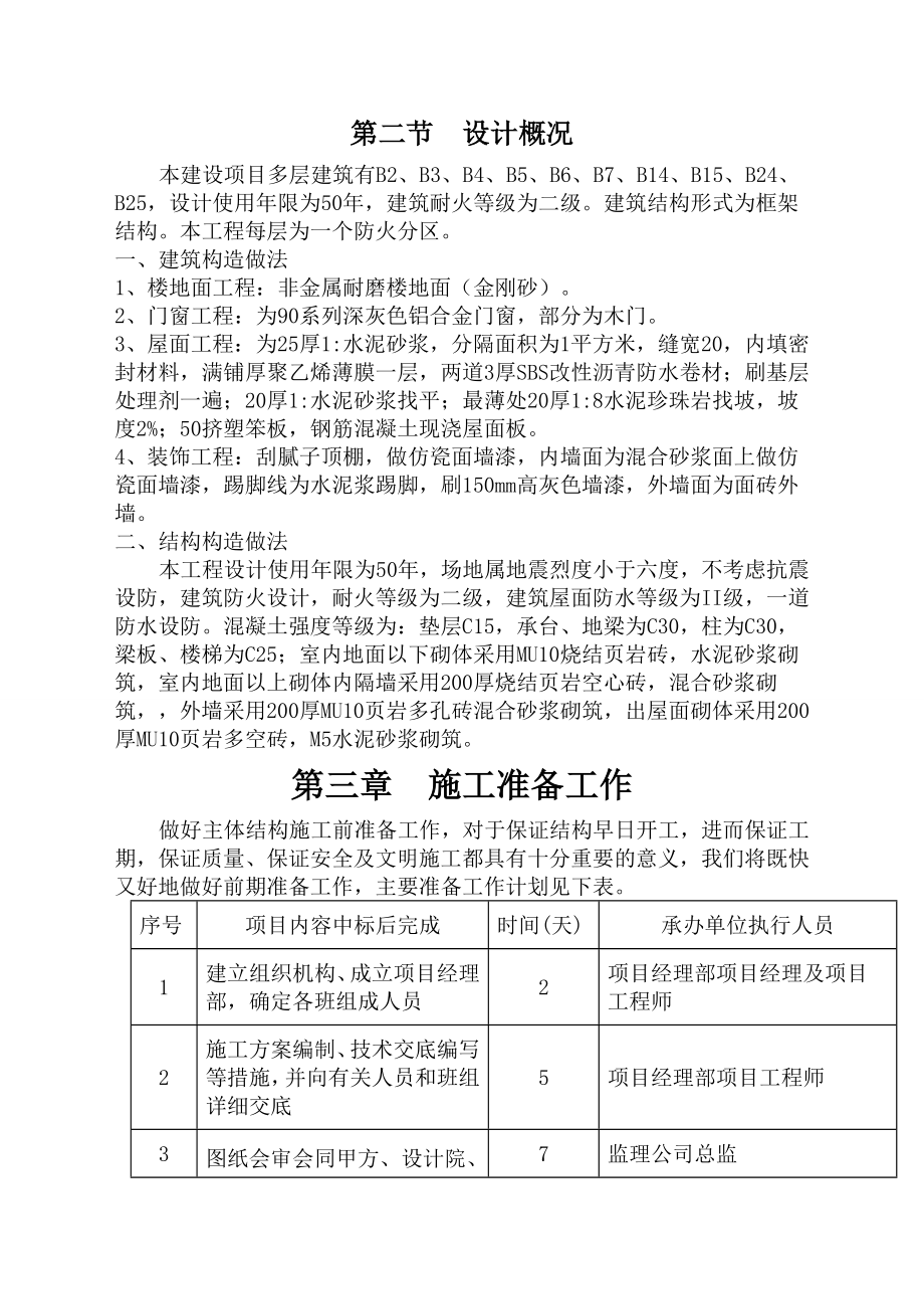 多层厂房施工方案.doc