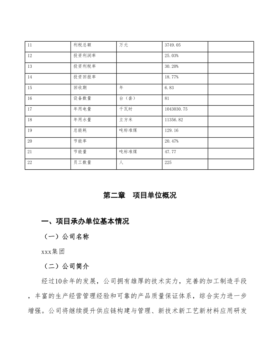 立项汽摩配投资建设项目计划书.doc