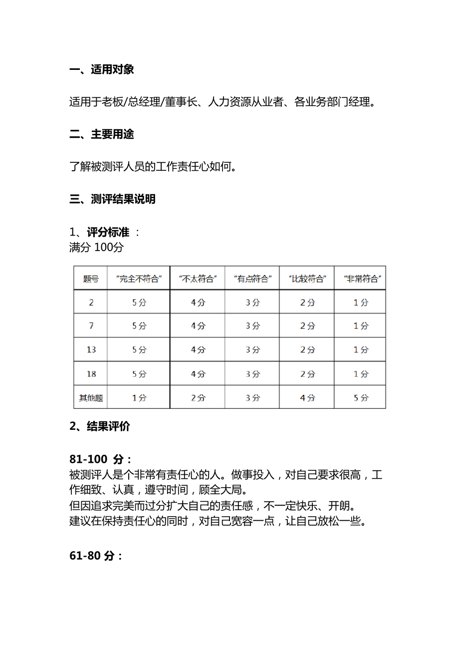 05工作责任心测评.doc