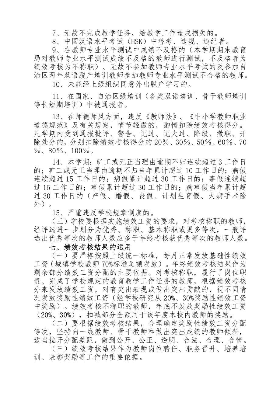 职业学校教师绩效考核管理办法1231.doc