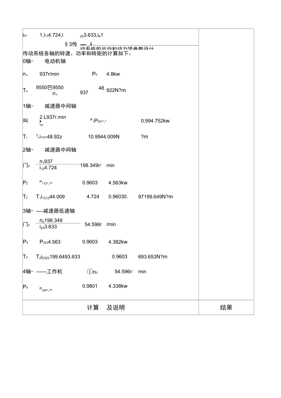 二级圆柱齿轮减速器设计资料.doc