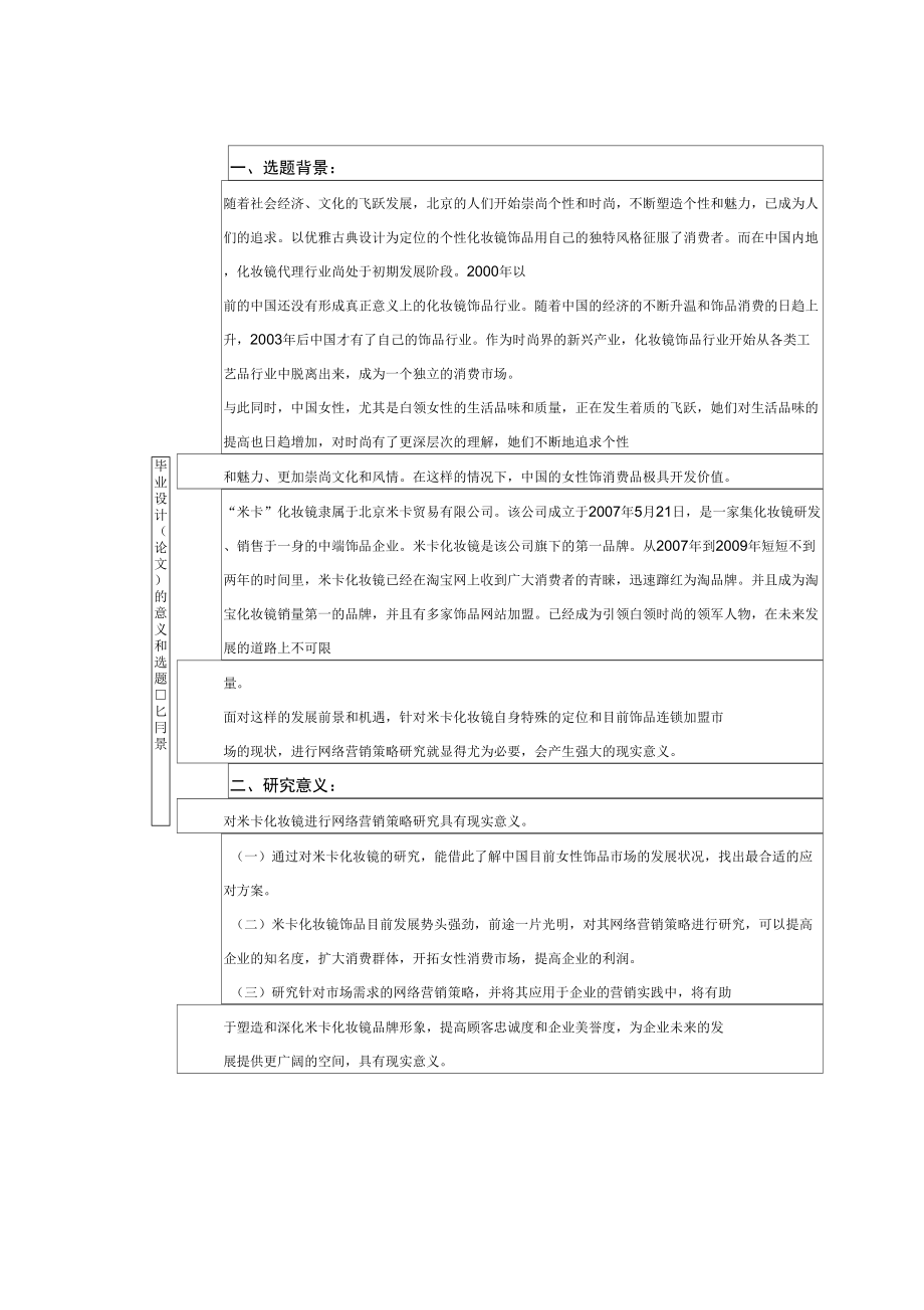 网络营销论文开题报告.doc