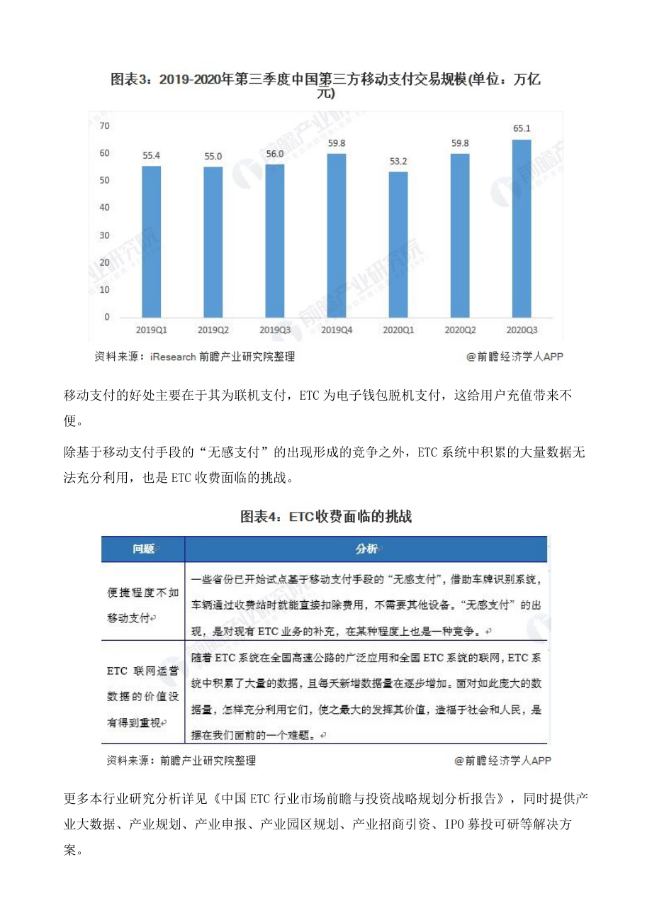 中国ETC行业市场现状及发展前景分析高速公路ETC收费面临挑战.doc